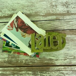 Vintage metal paper clip funny office supplies bill holder paper organization